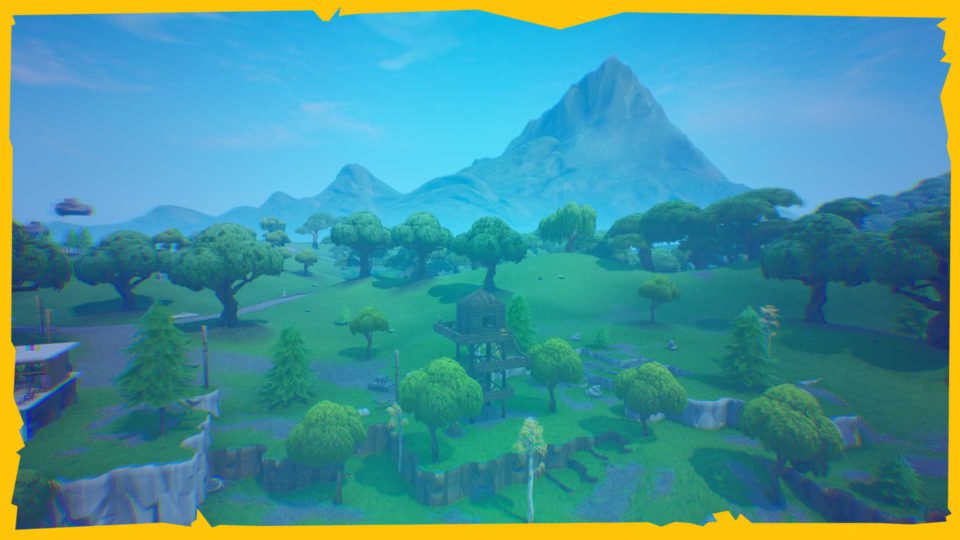 Fortnite map background in Game On gaming video masterclass