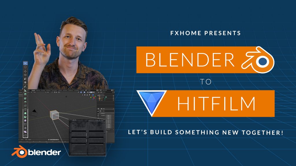 Blender to HitFilm Blender VFX course banner