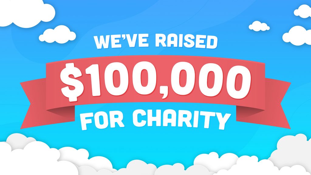 We've Raised $100,000 for Charity - HitFilm Express PWYW good causes