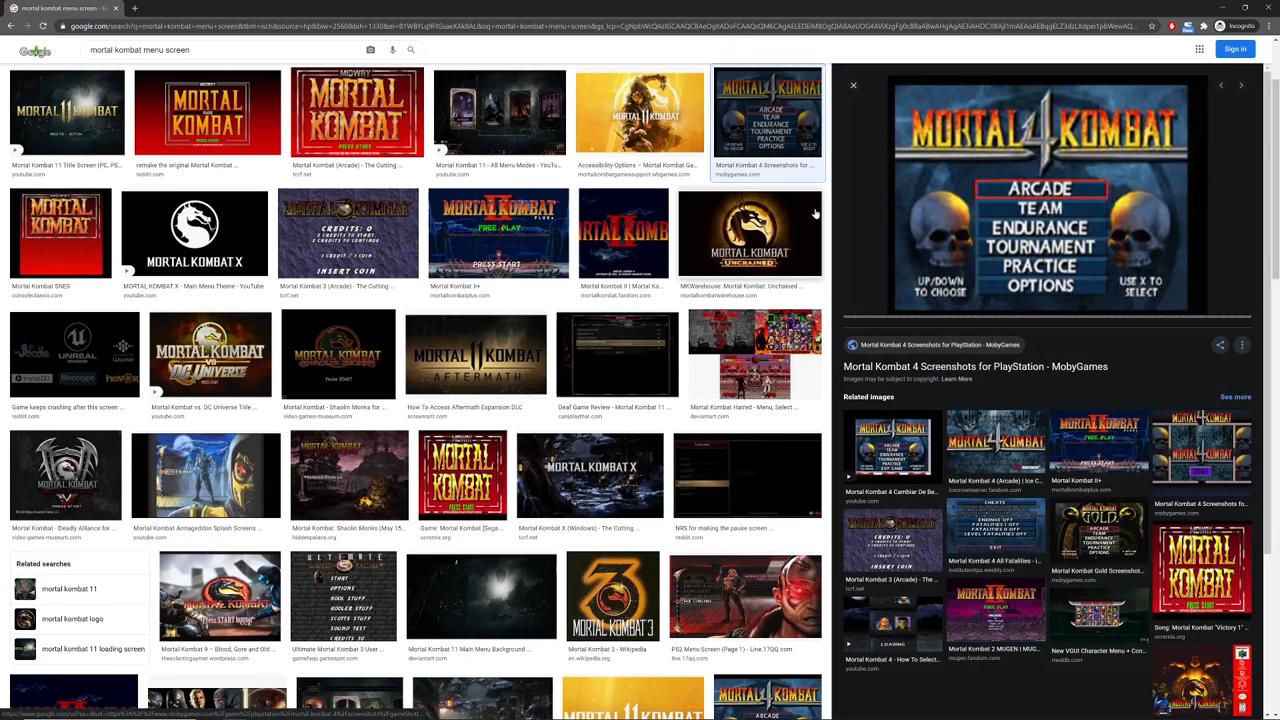 How to create Mortal Kombat-style retro graphics - looking at good references